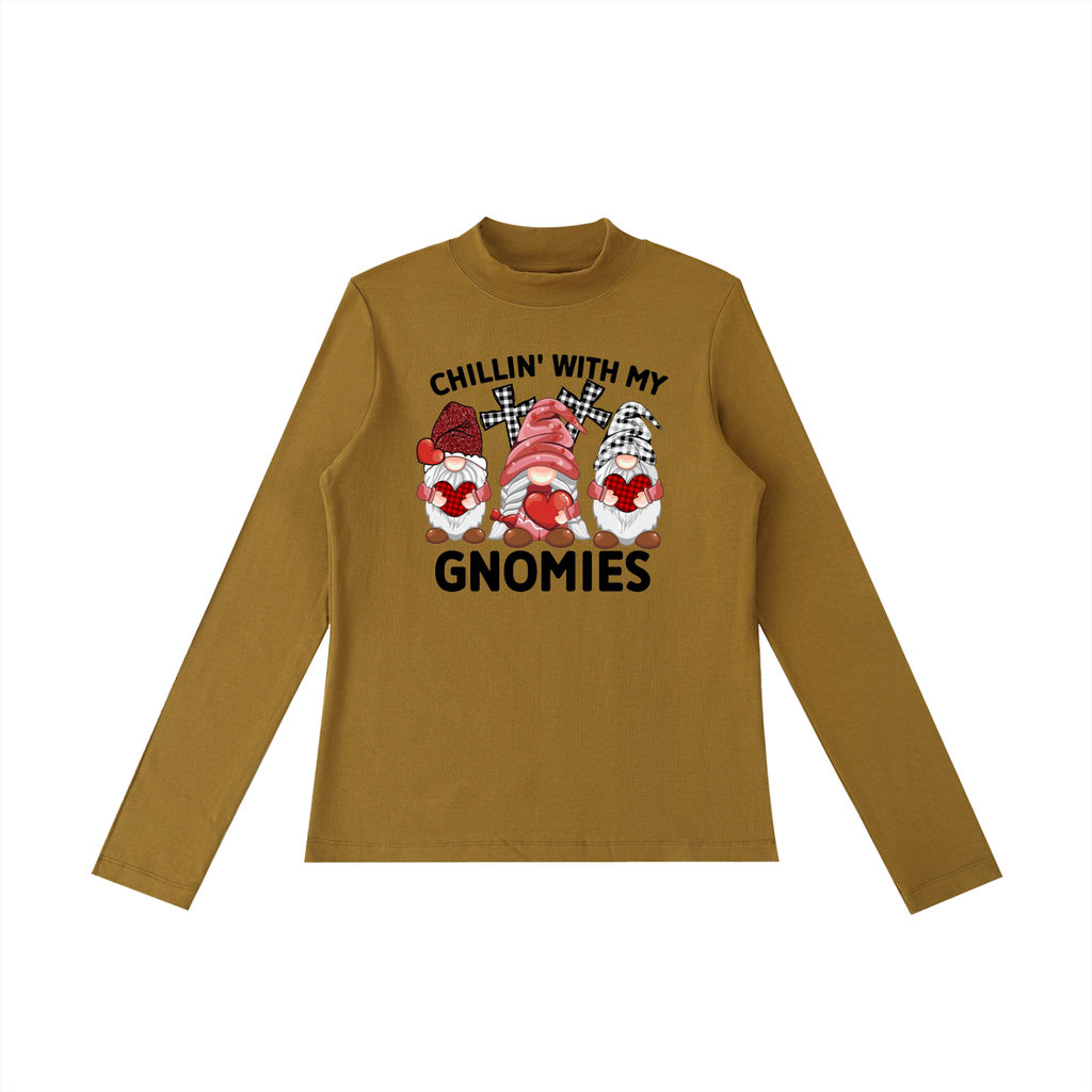 Essential Mock Neck Long Sleeve T-Shirt