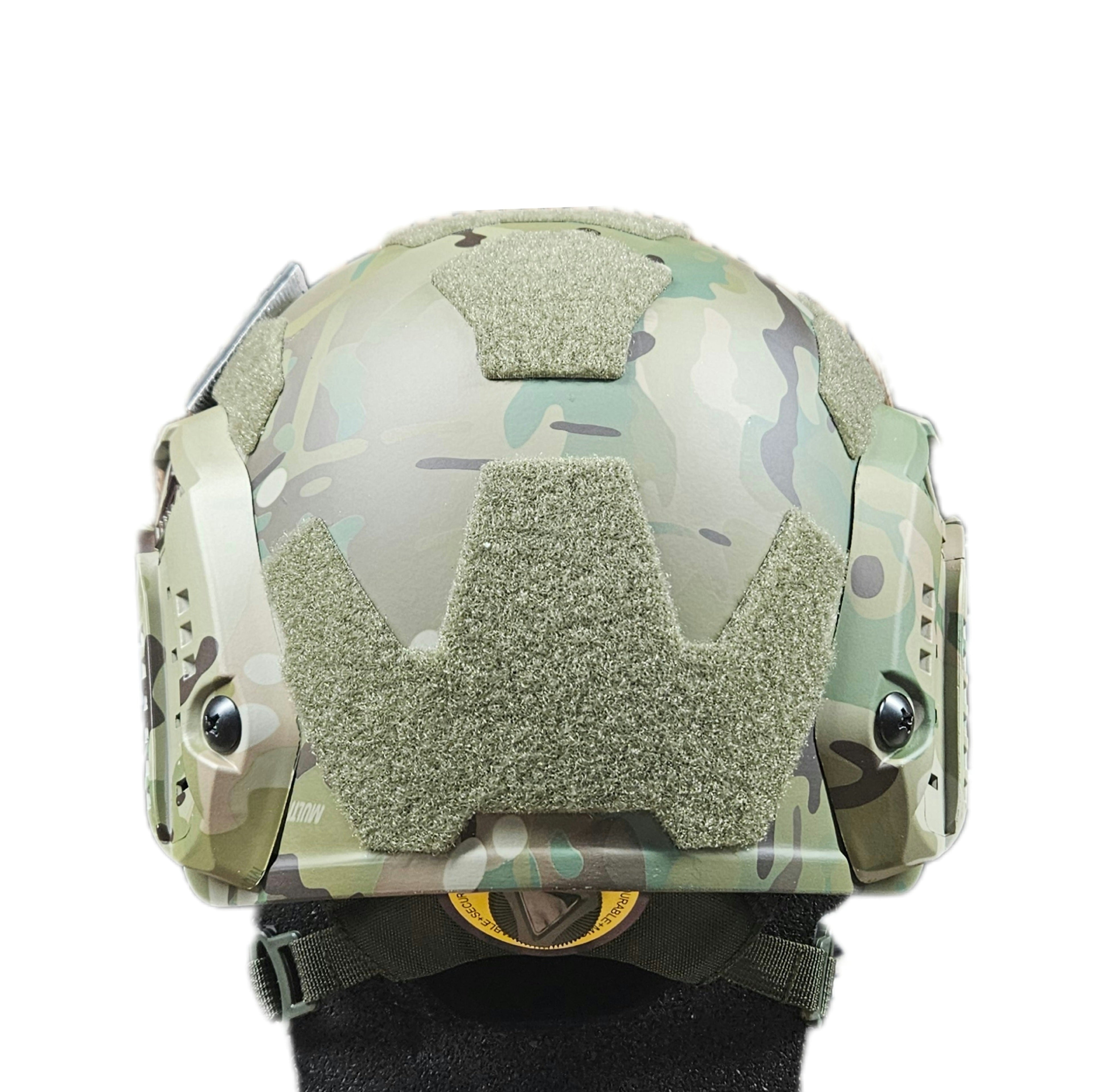 Ballistic Helmet RT2 High Cut Helmet: Tested to LEVEL IIIA (Included Arc Rails, Padding, Straps)