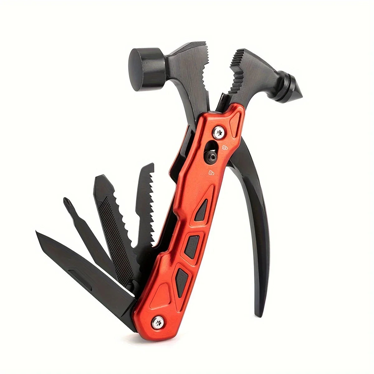 TrailMaster: Compact Multitool & Tactical Hammer
