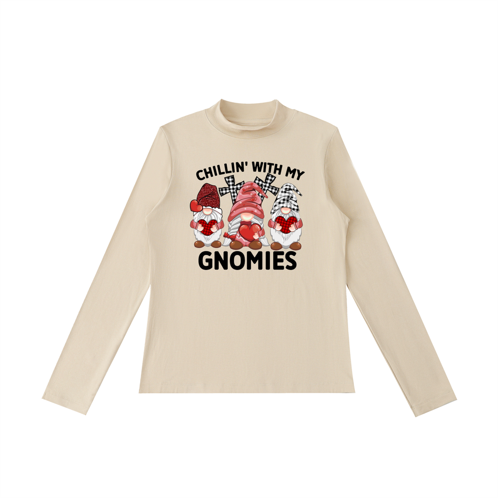 Essential Mock Neck Long Sleeve T-Shirt