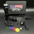 Tactical Multi Color Flashlight - 1600 Lumens