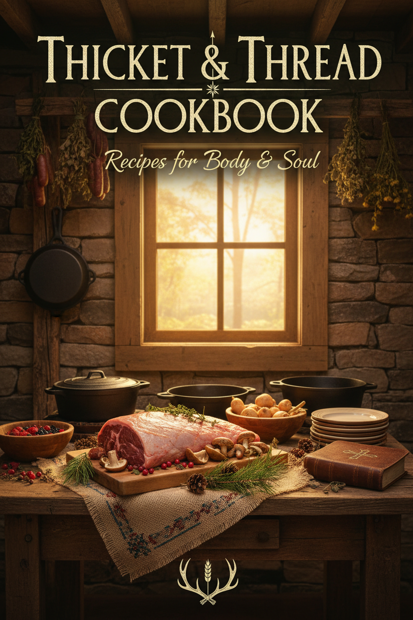 Thicket & Thread Cookbook Cover
